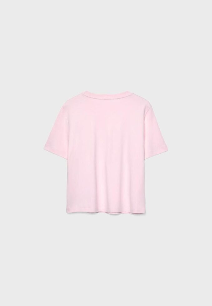 Basisplagg T-skjorte med normal passform og tykt stoff