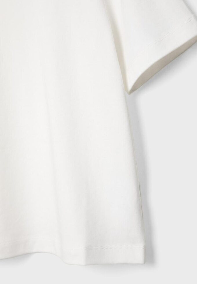 Basisplagg T-skjorte med normal passform og tykt stoff