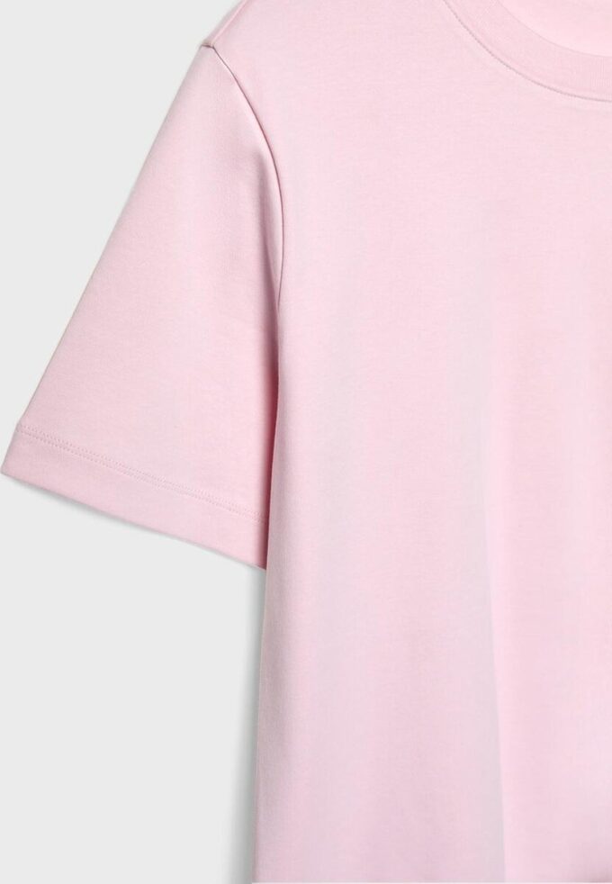 Basisplagg T-skjorte med normal passform og tykt stoff