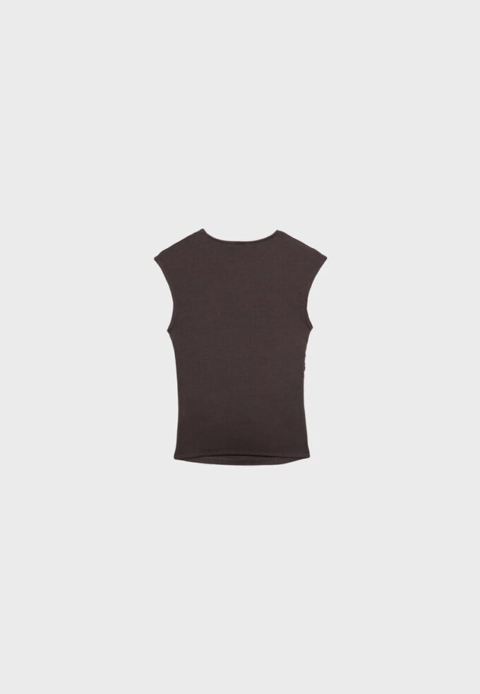 Basisplagg T-skjorte med rynker