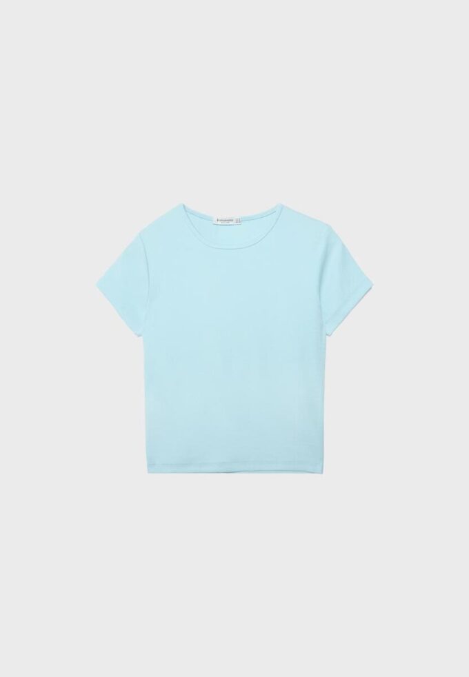 Basisplagg T-skjorte med smal passform