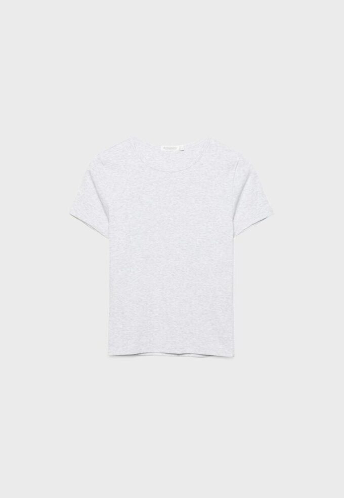 Basisplagg T-skjorte med smal passform