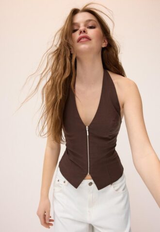 Bengaline halterneck-topper