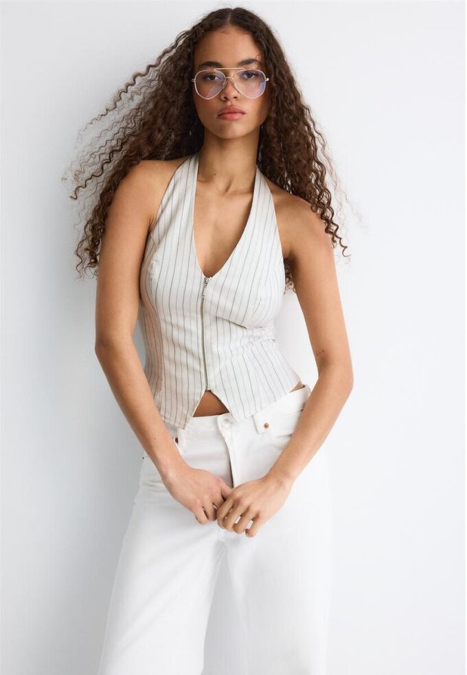 Bengaline halterneck-topper