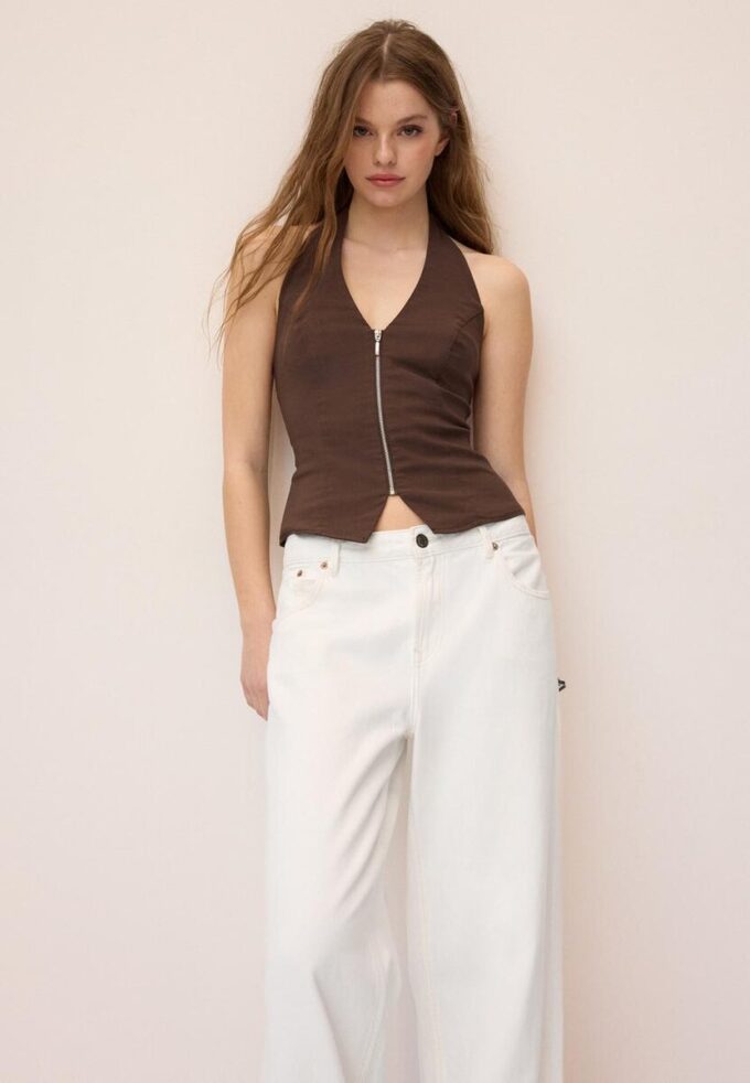 Bengaline halterneck-topper