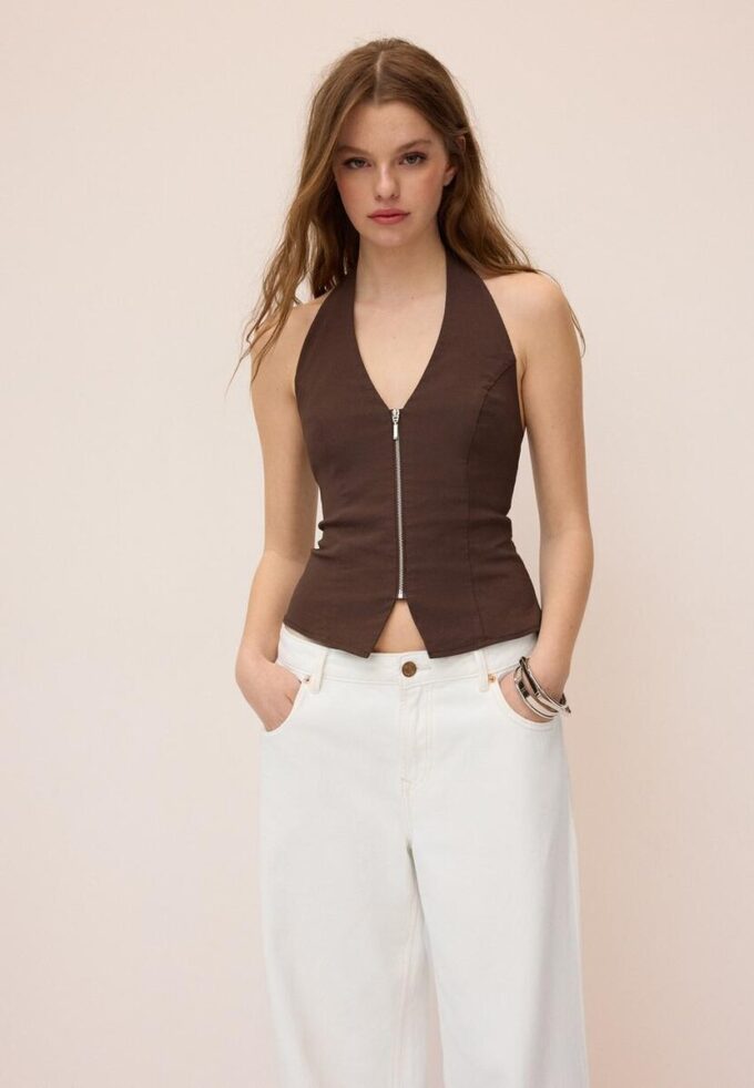 Bengaline halterneck-topper