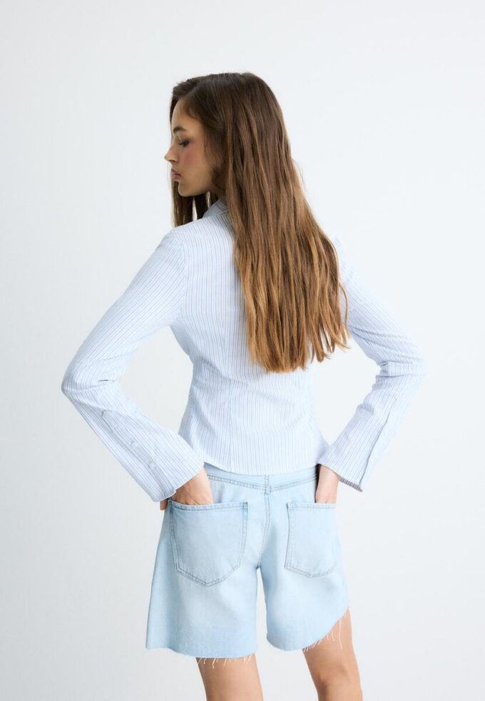 Bengaline-skjorte med rynker