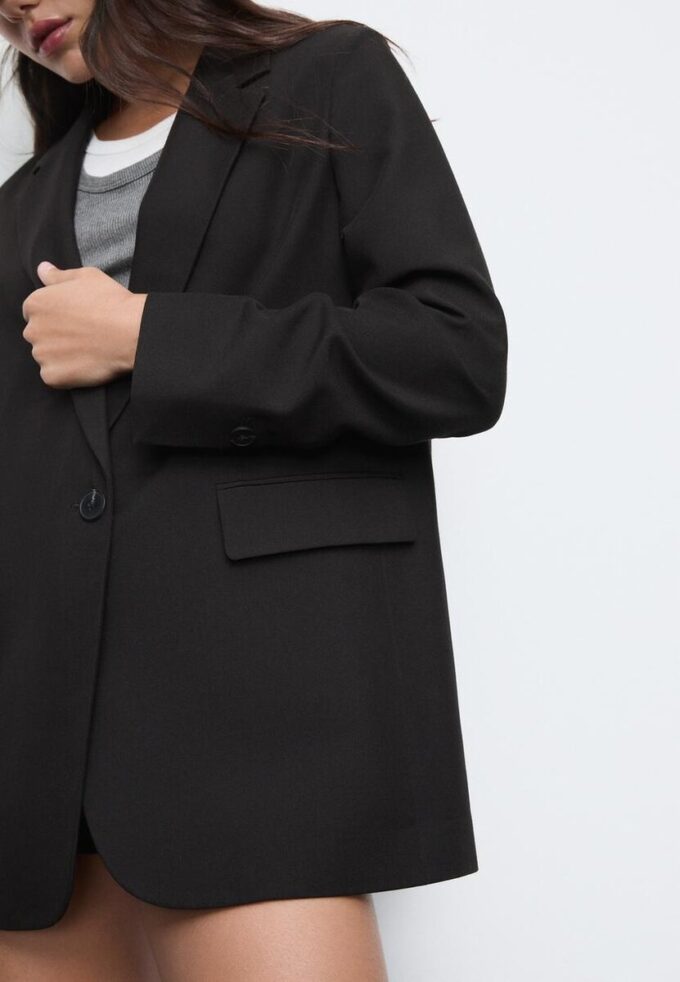 Blazer med normal passform