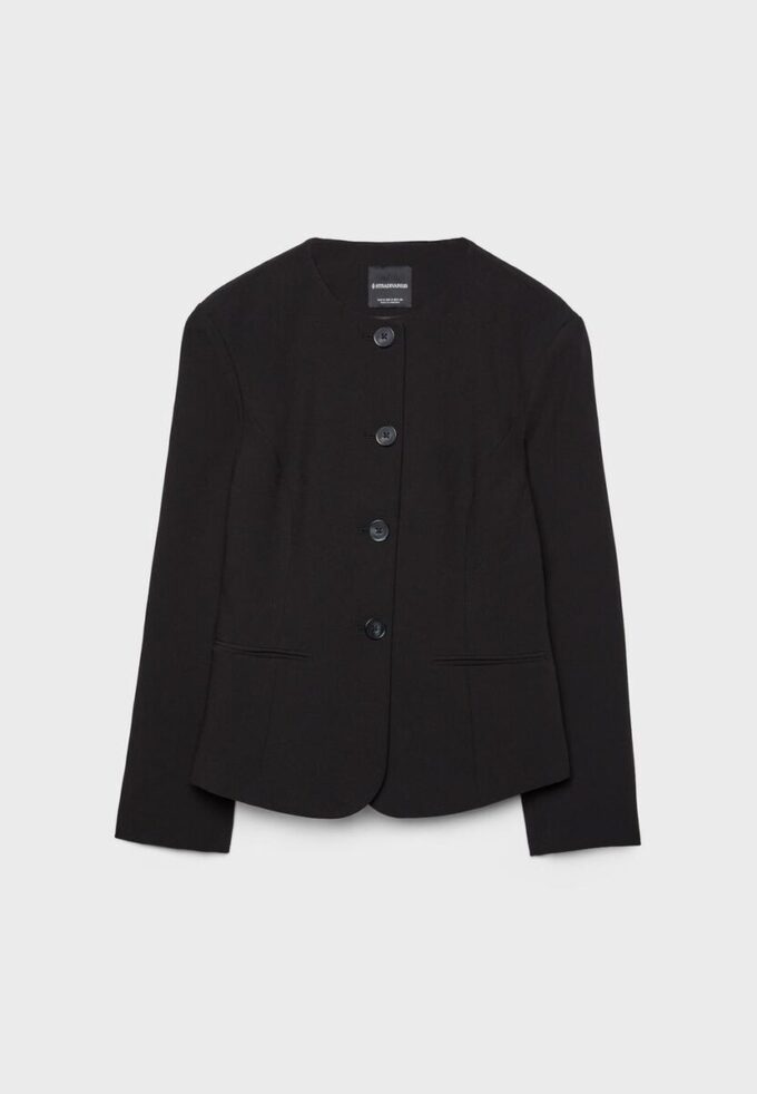 Blazer uten krage