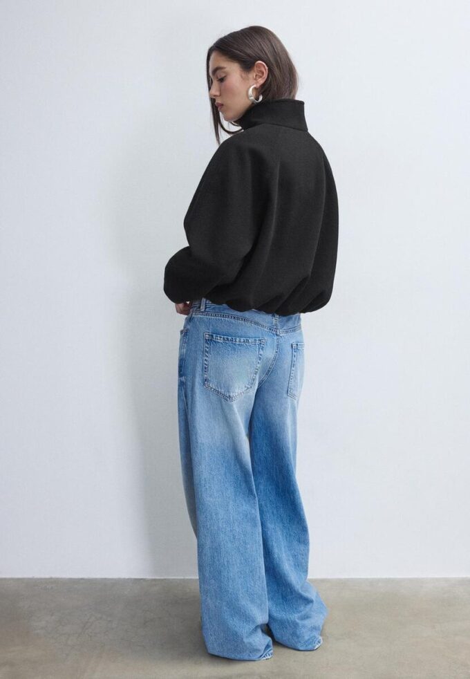 Bomberjakke i Soft-Touch-stoff