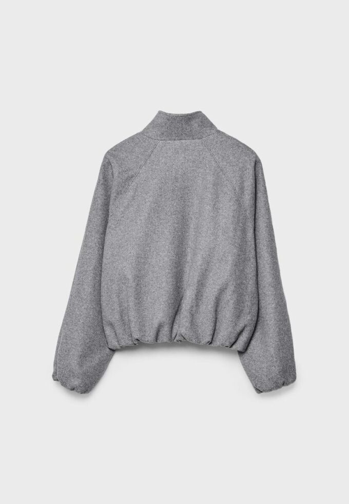 Bomberjakke i Soft-Touch-stoff