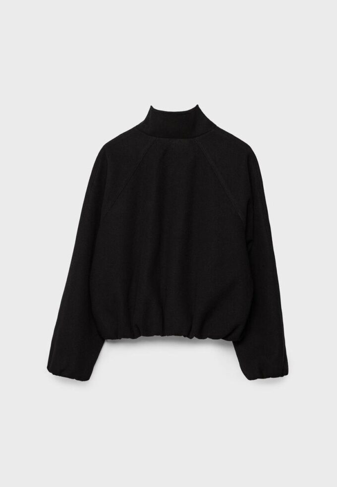 Bomberjakke i Soft-Touch-stoff