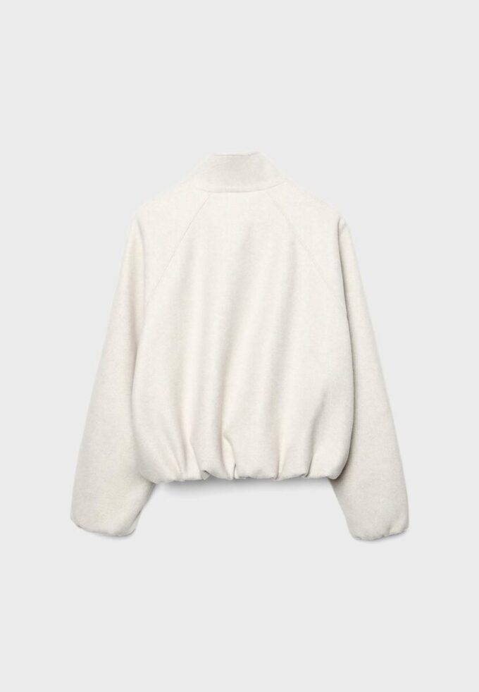 Bomberjakke i Soft-Touch-stoff