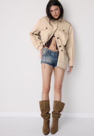 Bomullsparka med lommer