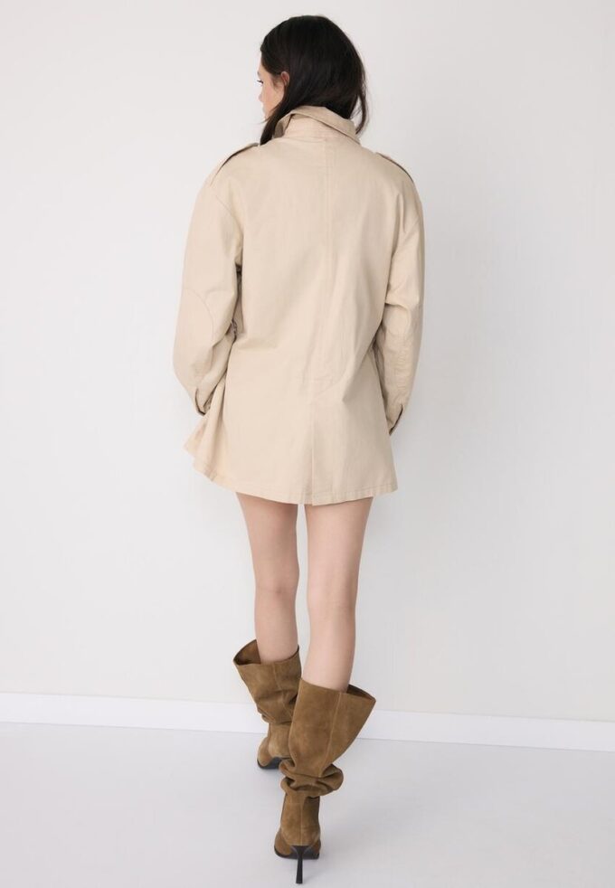 Bomullsparka med lommer