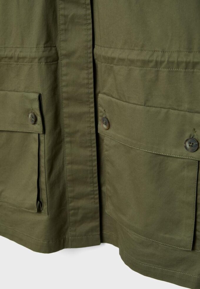 Bomullsparka med lommer