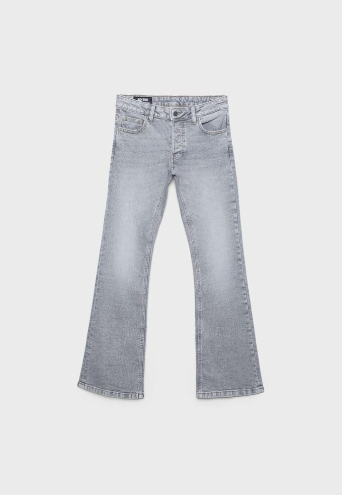Bootcut-jeans med lav midje