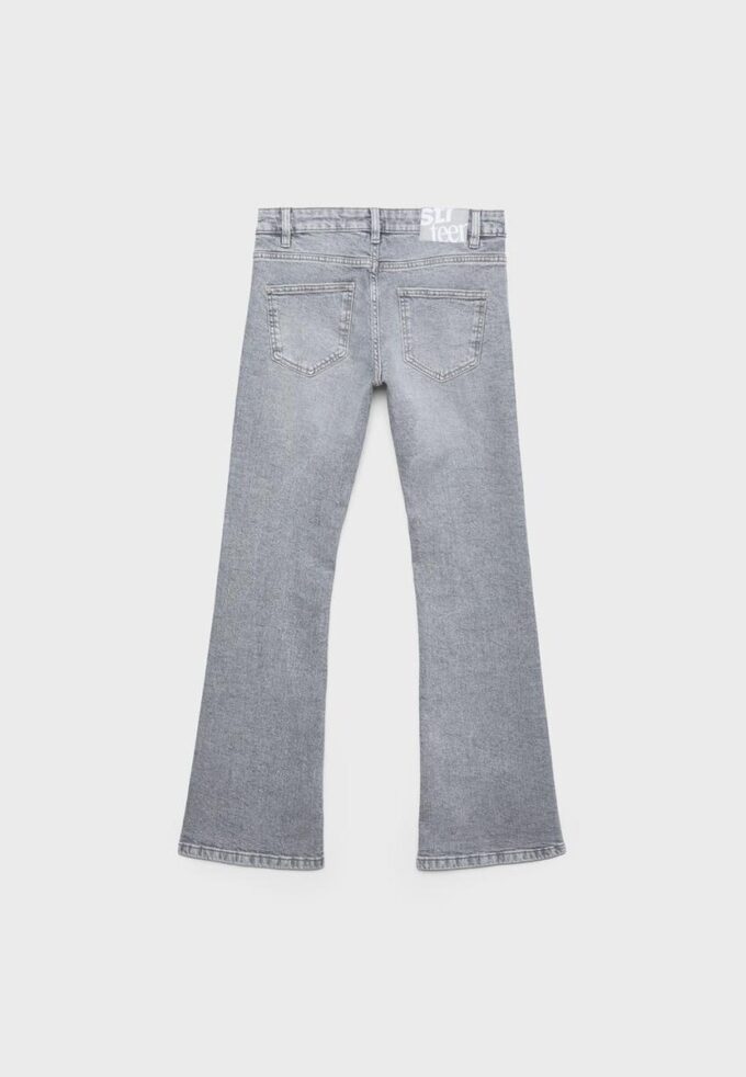 Bootcut-jeans med lav midje