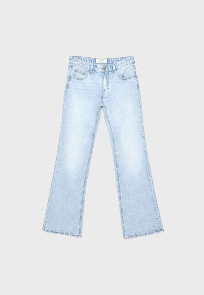 Bootcut-jeans med lav midje