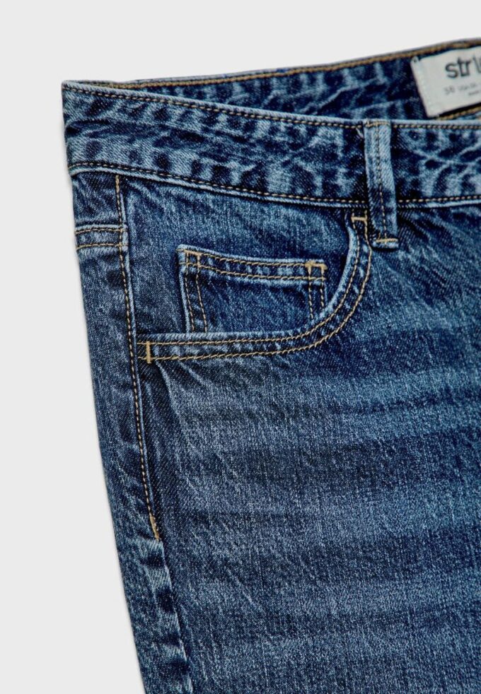 Bootcut-jeans med lav midje