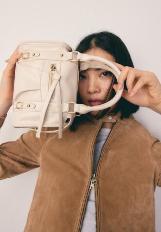 Bowlingveske med glidelås og skulderrem