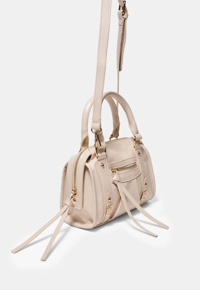 Bowlingveske med glidelås og skulderrem