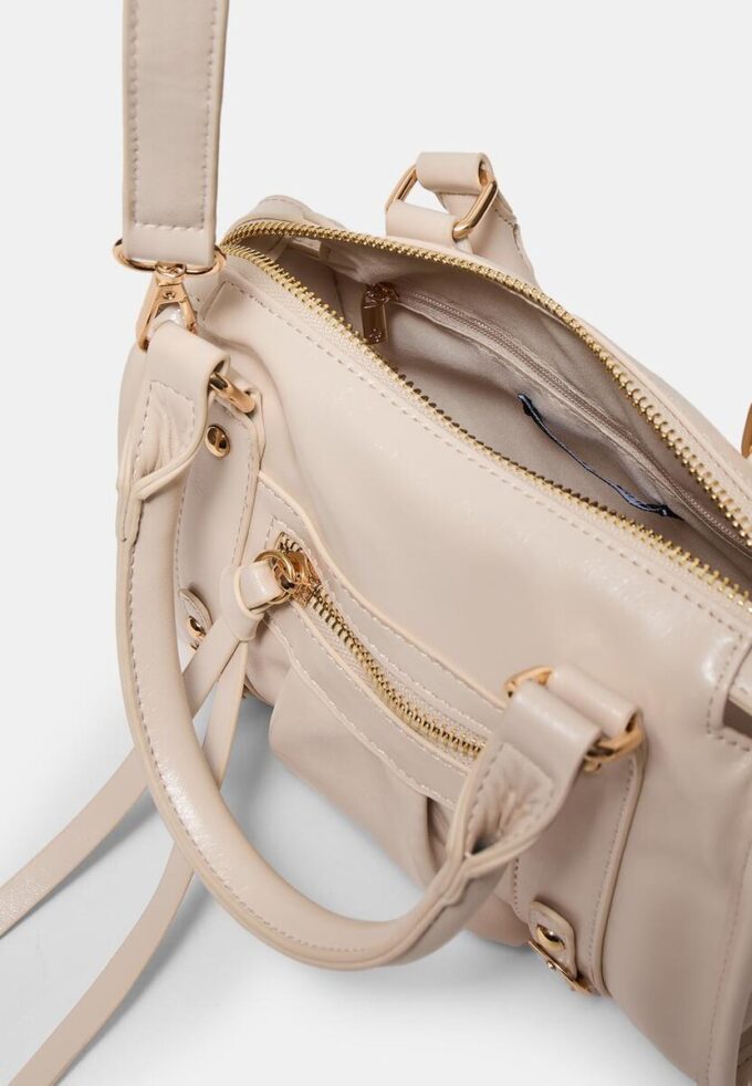 Bowlingveske med glidelås og skulderrem