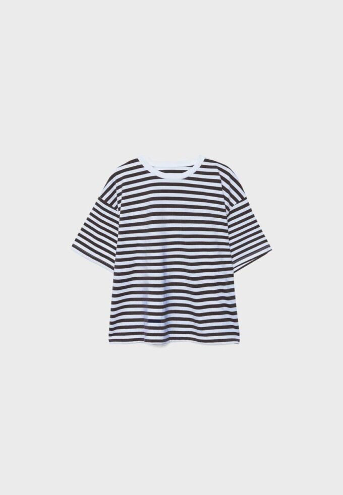 Boxy T-skjorte med korte ermer