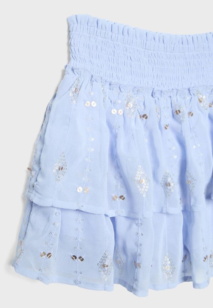 Broderet miniskjørt