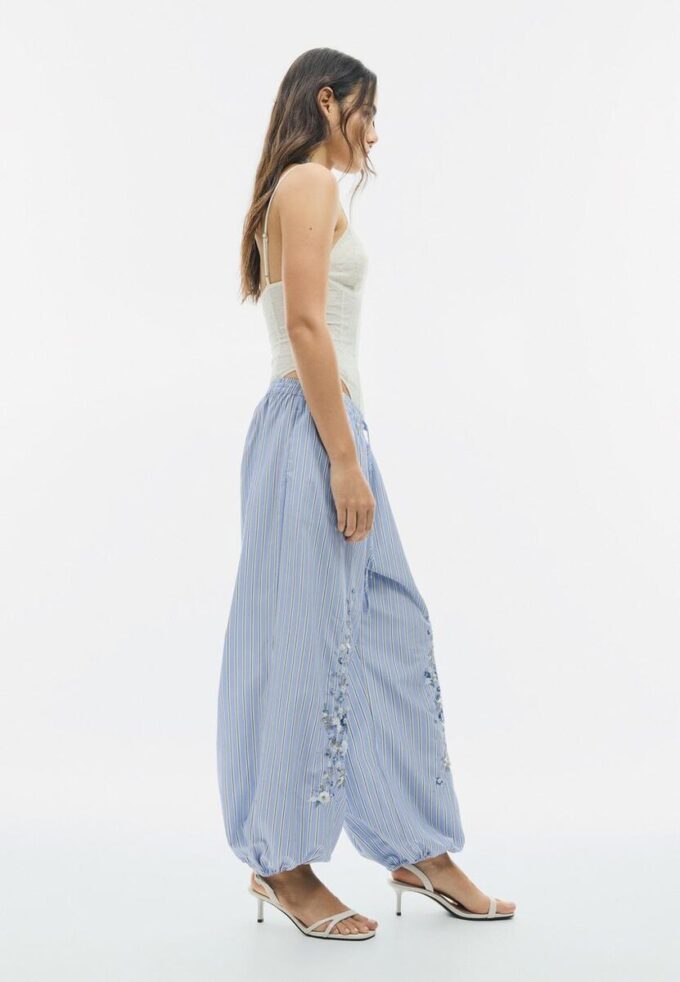 Broderte ballongbukser