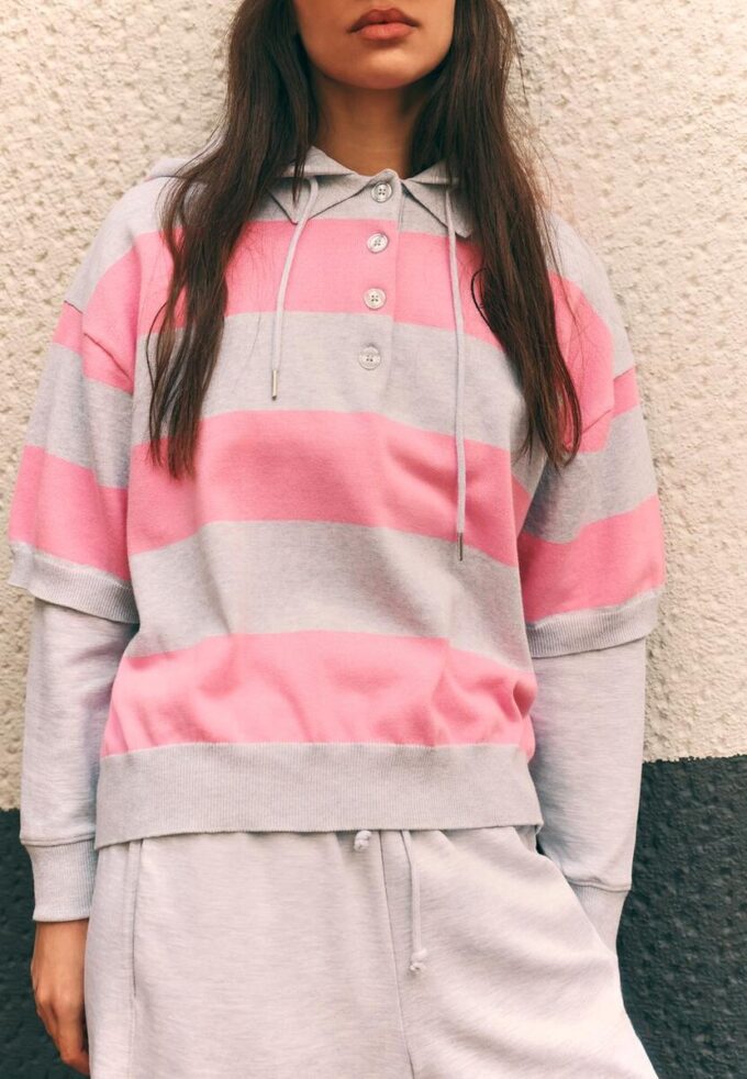 Bugs Bunny strikket poloshirt