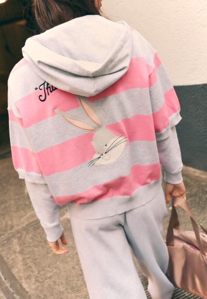 Bugs Bunny strikket poloshirt