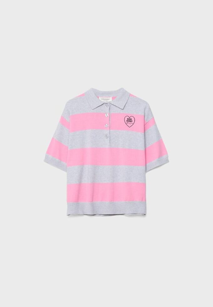 Bugs Bunny strikket poloshirt