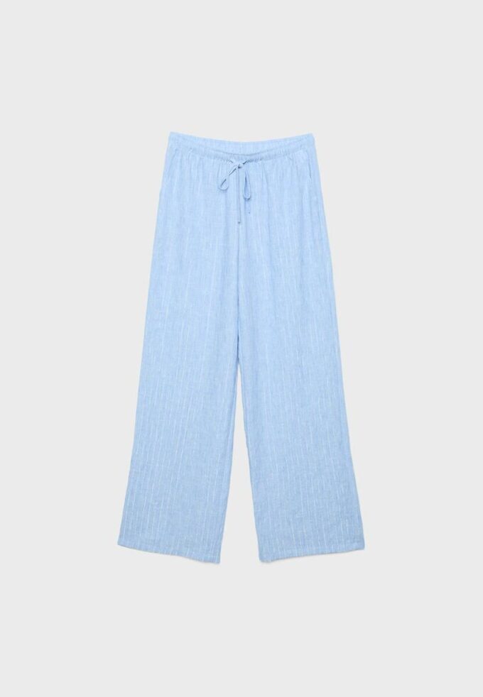 Bukser med flytende metalltråd og lin-effekt