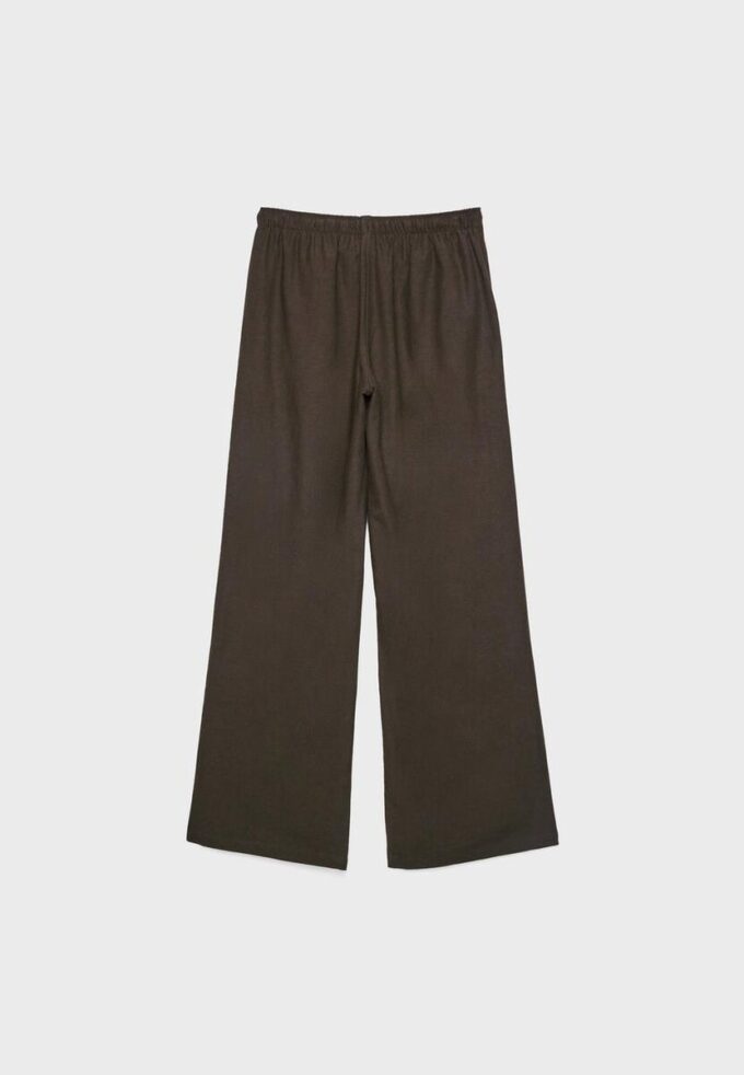 Bukser med snøring og lin-effekt