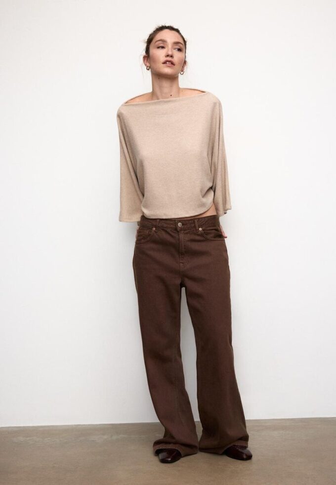 Cape-top med båthals Topper