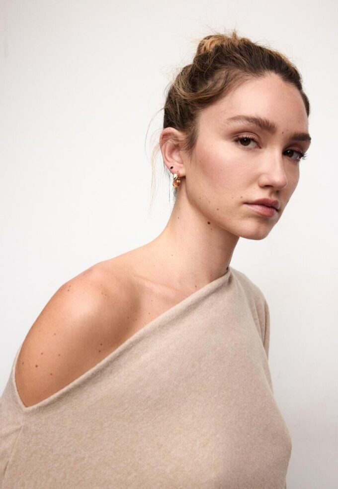 Cape-top med båthals Topper