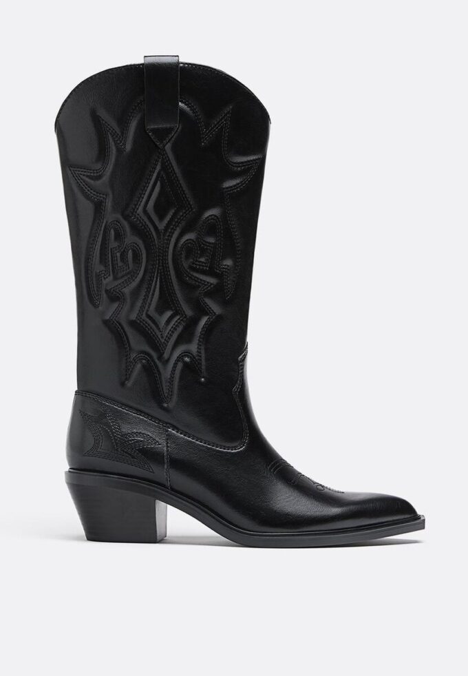 Cowboystøvler med hæl