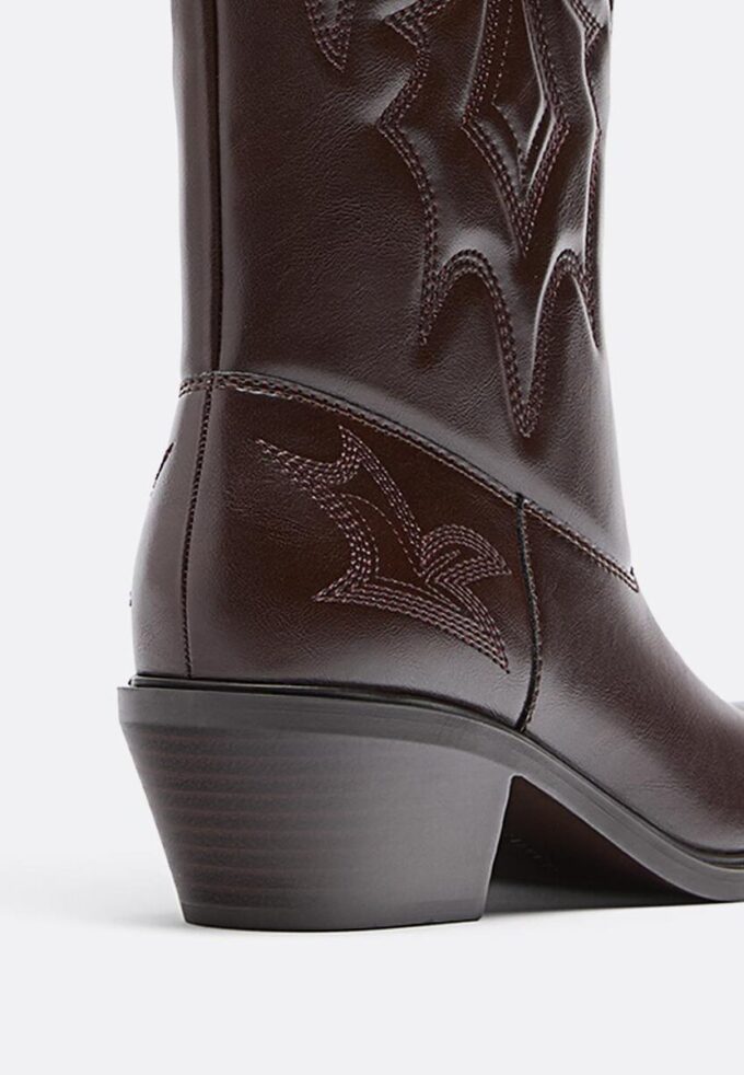 Cowboystøvler med hæl