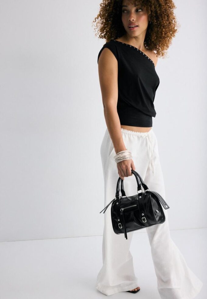 Crossbody-veske i imitert skinn