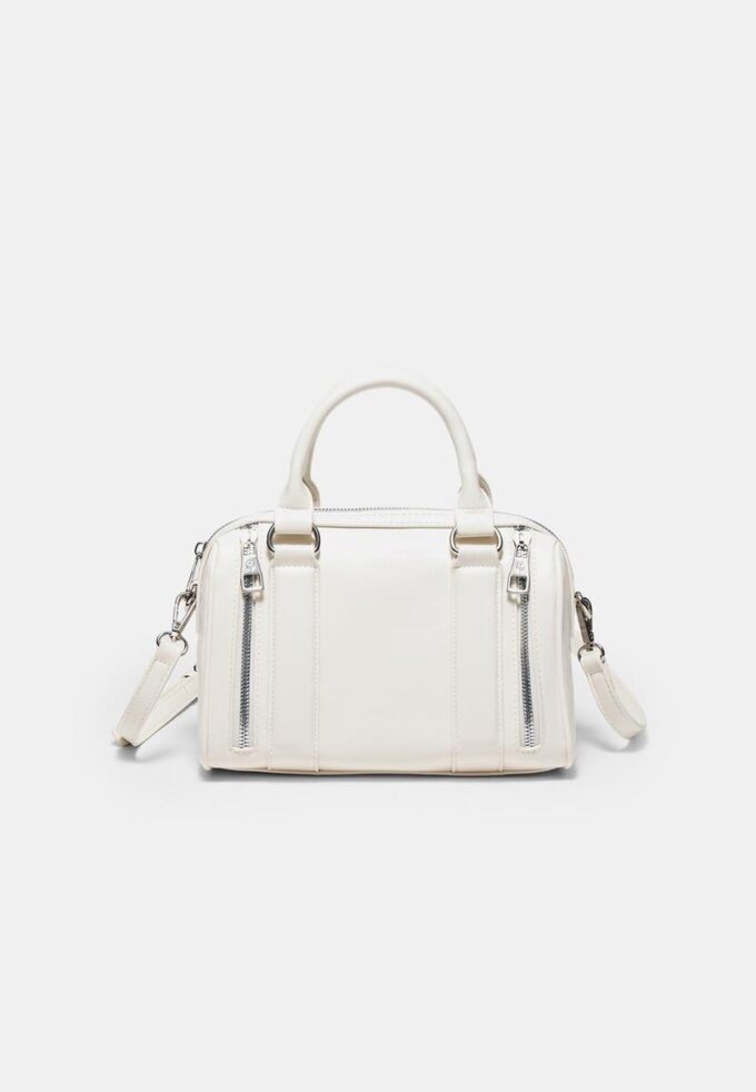 Crossbody-veske med glidelåsdetaljer