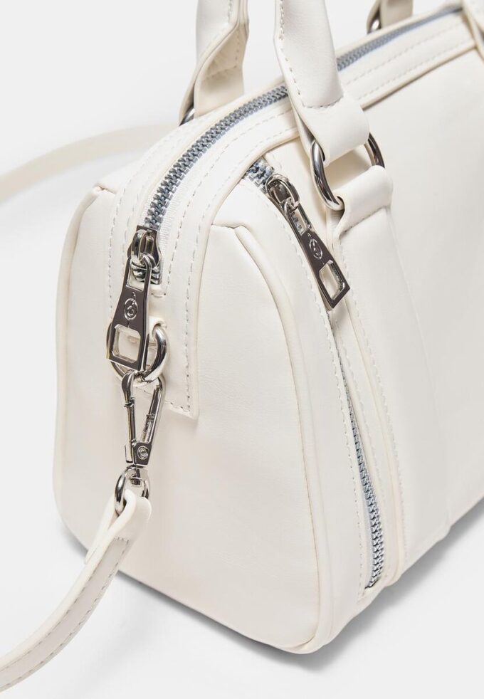 Crossbody-veske med glidelåsdetaljer