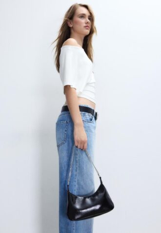 Crossbody-veske med kjeder