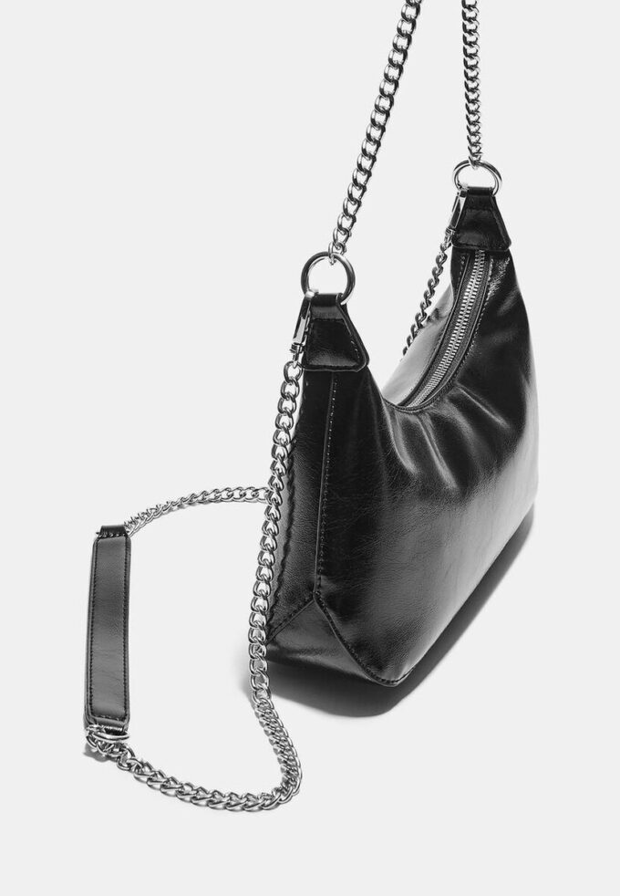 Crossbody-veske med kjeder