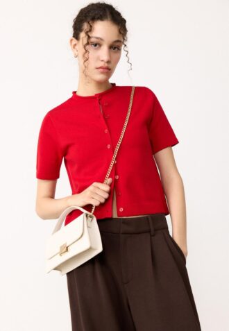 Crossbody-veske med to håndtak