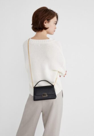 Crossbody-veske med to håndtak