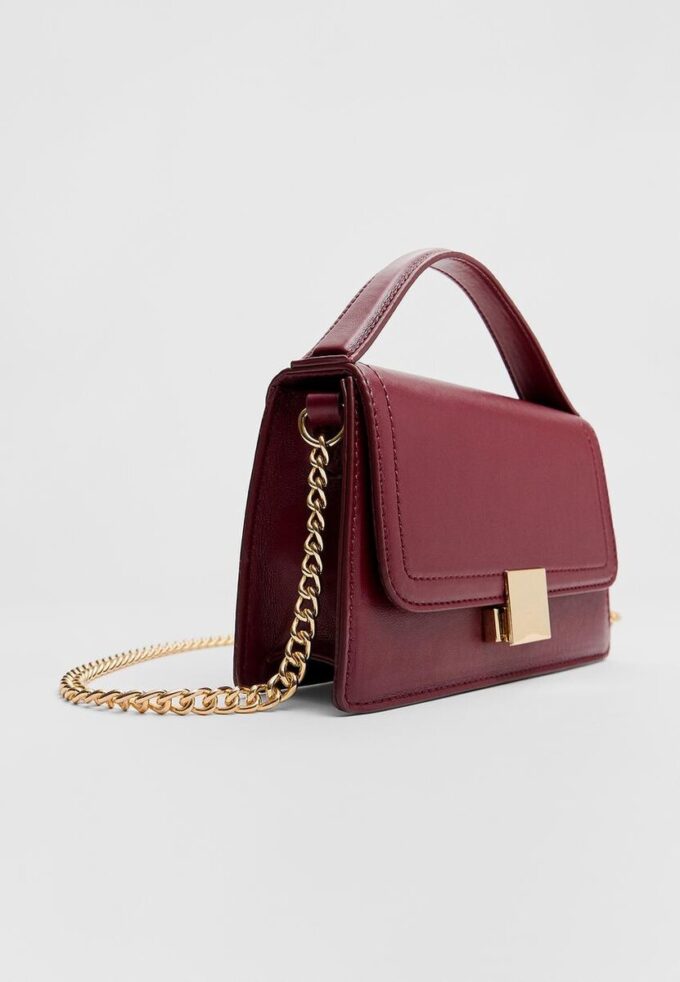 Crossbody-veske med to håndtak