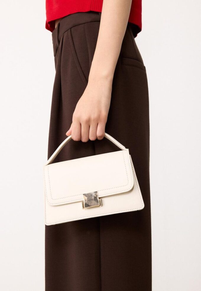 Crossbody-veske med to håndtak