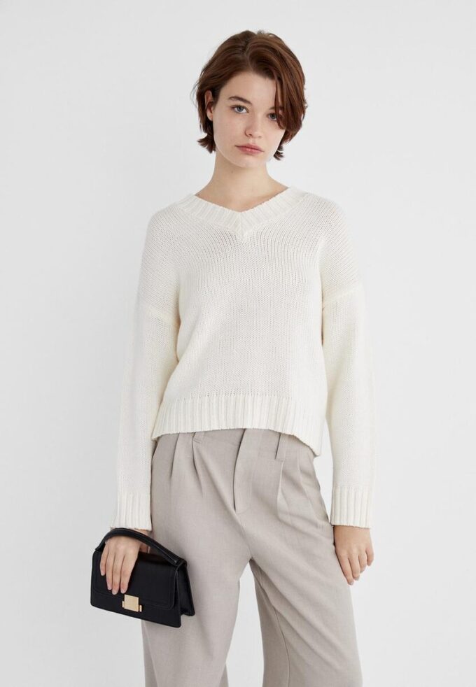 Crossbody-veske med to håndtak