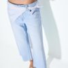 Culotte-jeans med skjerfdetaljer